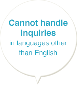 英語以外の言語に対応できない